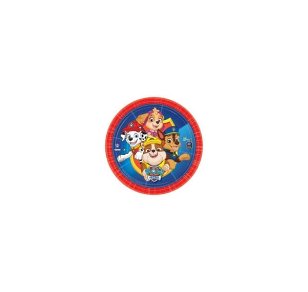 Tallerken 23,00 cm (Paw Patrol), 8 stk i pakke