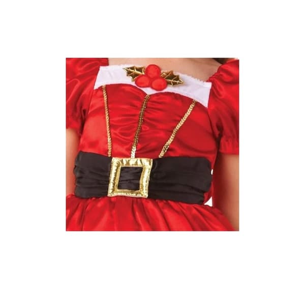 Barnekostyme 'Miss Santa' (3-5 år)