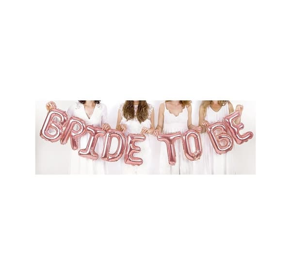 Folieballong "Bride to be"