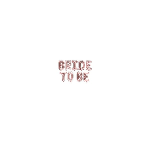 Folieballong "Bride to be"