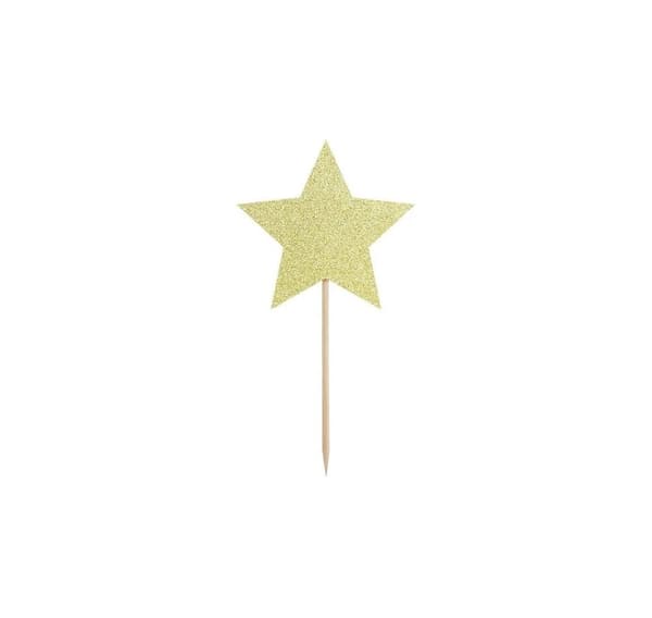 Sofa fyrstikker 'Stars gold', 6 stk i en pakke