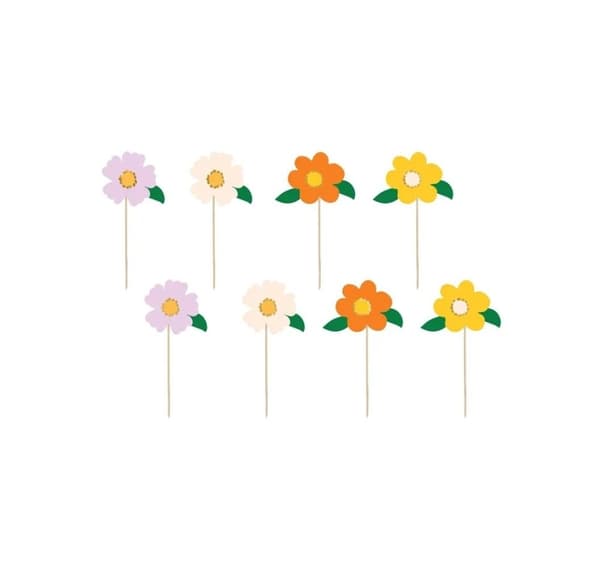 Kakedekorasjon 'Blomster'