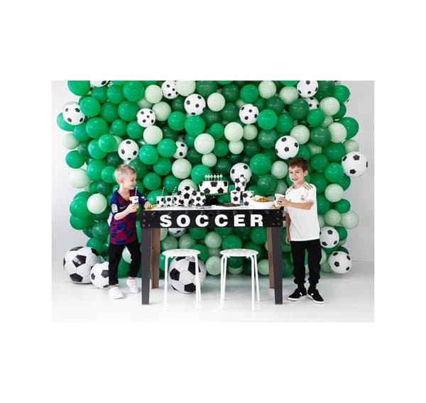 Popcorn kopper Fodbold (7*7*12cm), 6 stk
