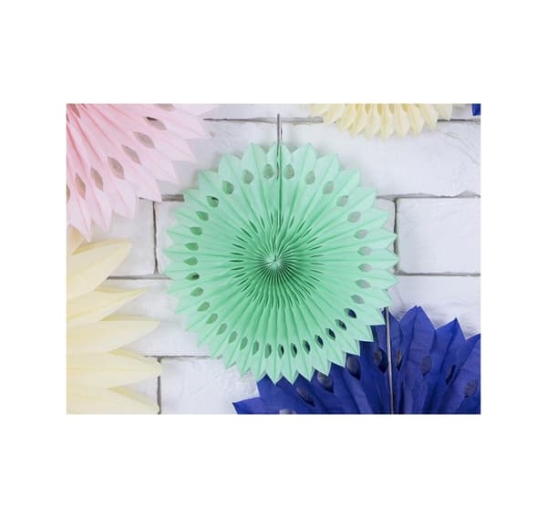 Dekorasjon 'Fan light mint' 20cm/25cm/30cm