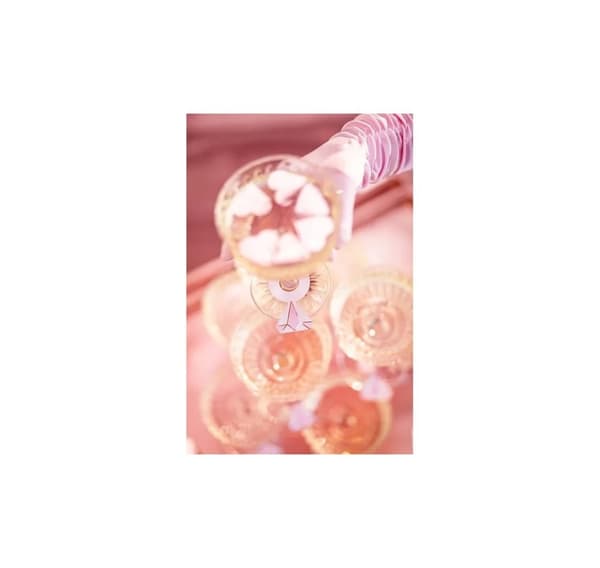 Drikkeetiketter Pink Diamond