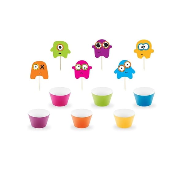 Muffinssett 'Monsters'