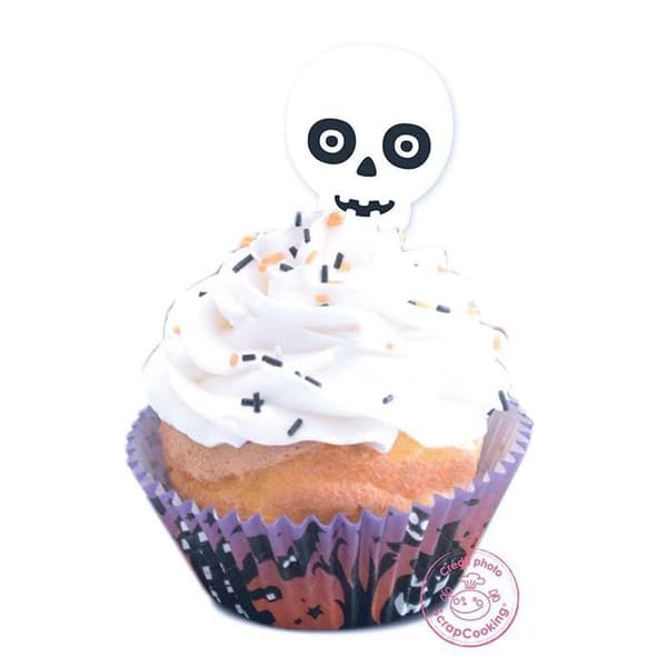 Halloween dekoration kit för 24 cupcakes