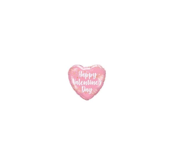 Hjerte Valentines Pink ballon