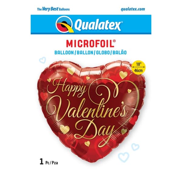 Valentine`s Classic script balloon
