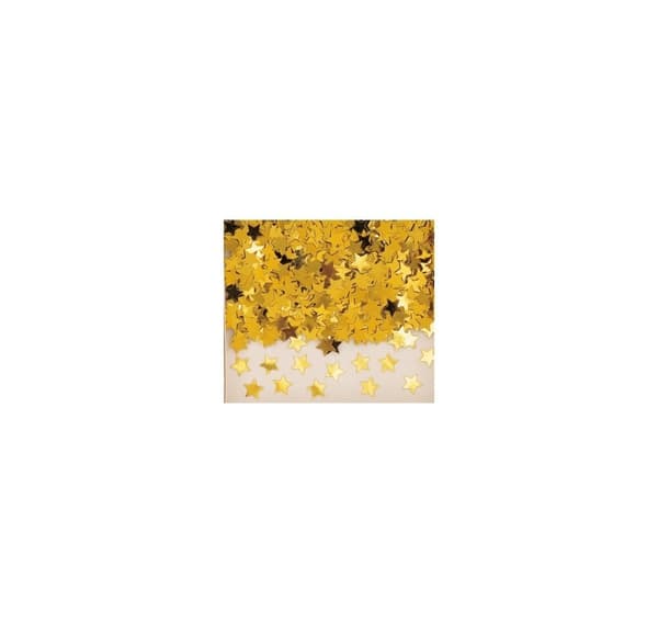 Konfetti 14g, (stjerner guld)