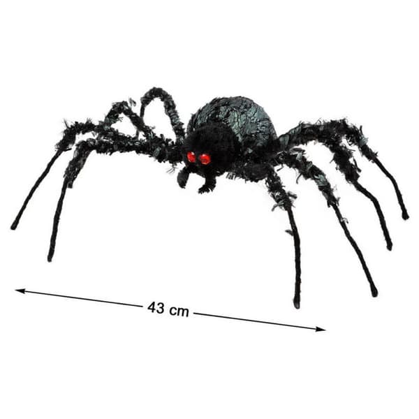 Halloween dekorationer 43 x 36 cm Edderkop