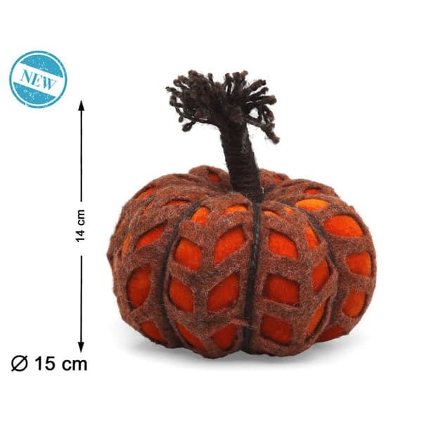 Halloween dekorationer 15 x 14 cm Græskar
