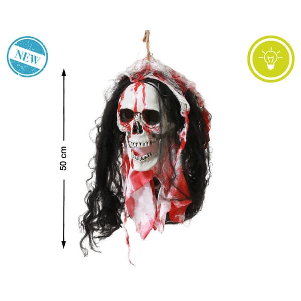 Halloweendekorationer Skalle 50 cm