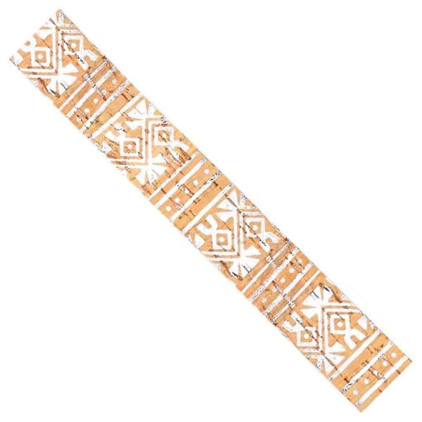 Korkband Silvermönster 2,5 cm 2 m