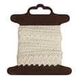 Miniatyrbild 1 av 2: Beige bomullsdentelleband 3m