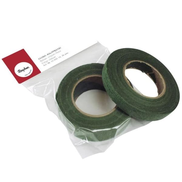 Crepeband - Flora, mörkbrunt, 27,5 m, 13 mm, 1 rulle {färg}