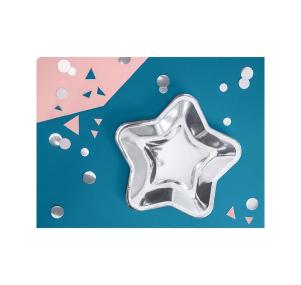 Tallrik Star silver