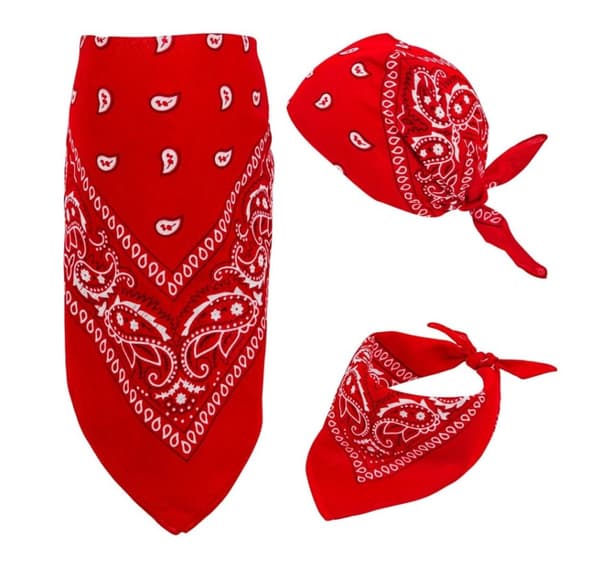 Bandana/håndklæde Cowboy rød
