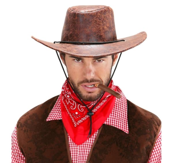 Bandana/handduk Cowboy röd