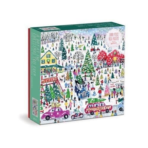 Michael Storrings Christmas Tree Farm 1000 Piece Foil Puzzle