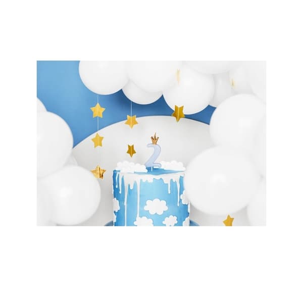 Candle 2, light blue Crown