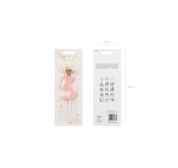 Moon 3, light pink Crown