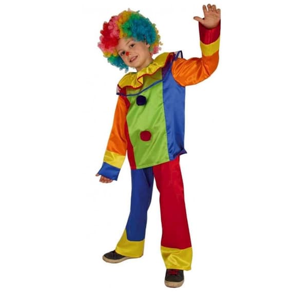 Lasten puku Clown 128 cm