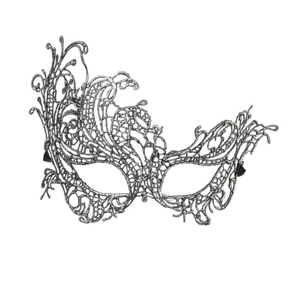 Mask Antique silver Baroque