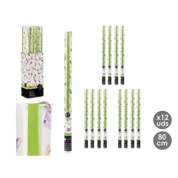 Konfettikanon 9506-80 Flerfarget Papir Karakterer 5 x 78,5 x 5 cm (12 enheter)