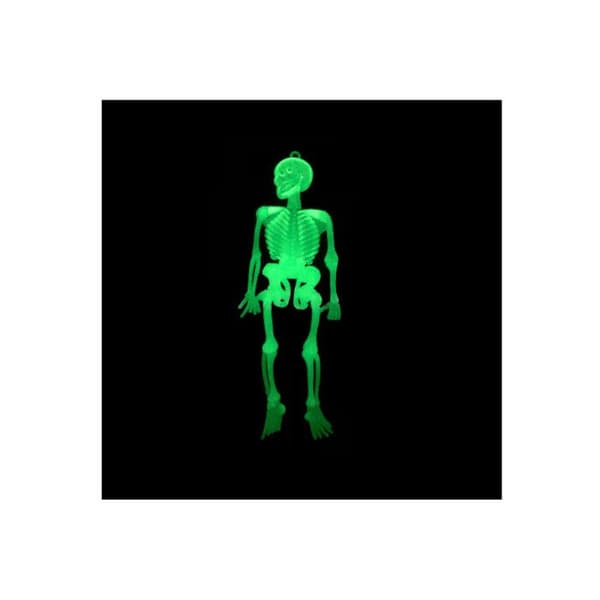 Dekoration - EDM - Paket med 10 Halloween-skelett - Lysande i mörker - 15 cm - 36 g