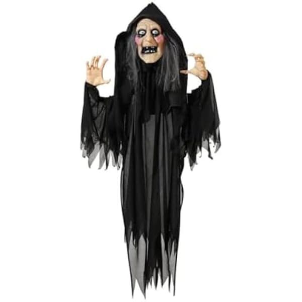 Halloween dekoration - BigBuy Home - Häxa - 120 x 100 x 18 cm - Flerfärgad - Fest
