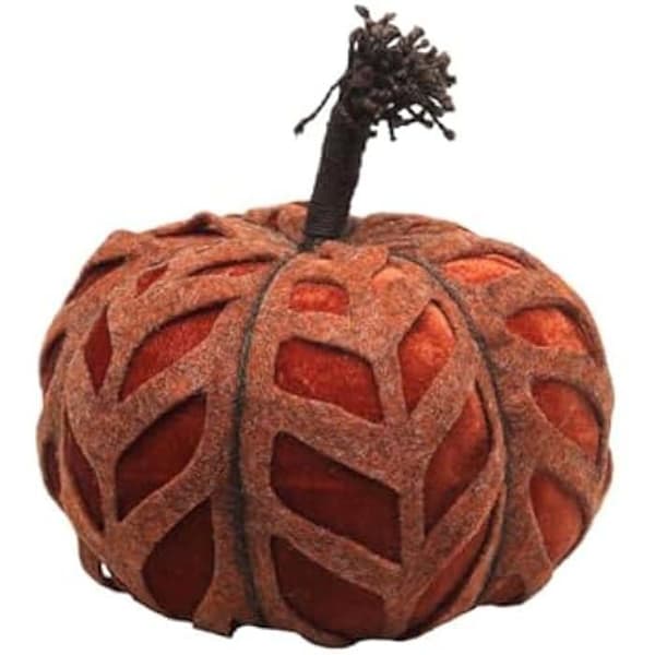 Festdekoration - BigBuy Home - Halloween Pumpa - Flerfärgad - 25 x 21 cm - Modern stil