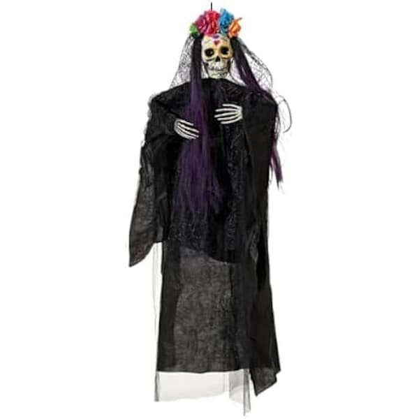 Festdekoration - BigBuy Home - Halloween skelett - Flerfärgad - 120 x 90 x 14 cm - Etnisk