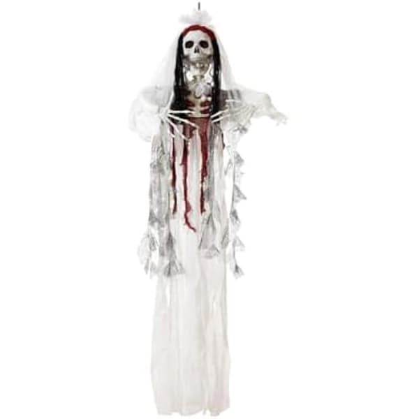 Festdekoration - BigBuy Home - Skeleton Corpse Bride - 160 x 116 cm - Flerfärgad - Blandat