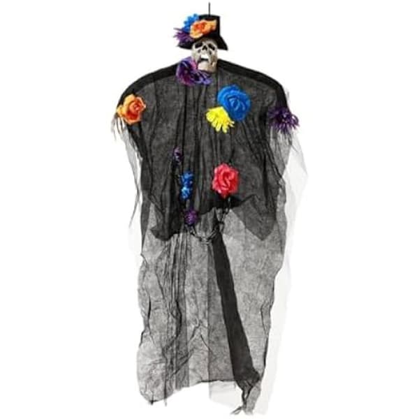 Festdekoration - BigBuy Home - Mexikansk Halloween - 100 cm - Flerfärgad - Etnisk