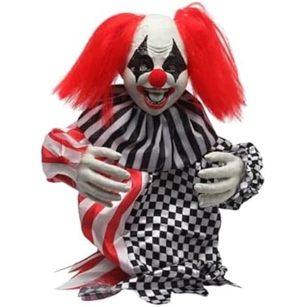 Festdekoration - BigBuy Home - Halloween Clown - 36 cm - Flerfärgad - Dekorativa föremål