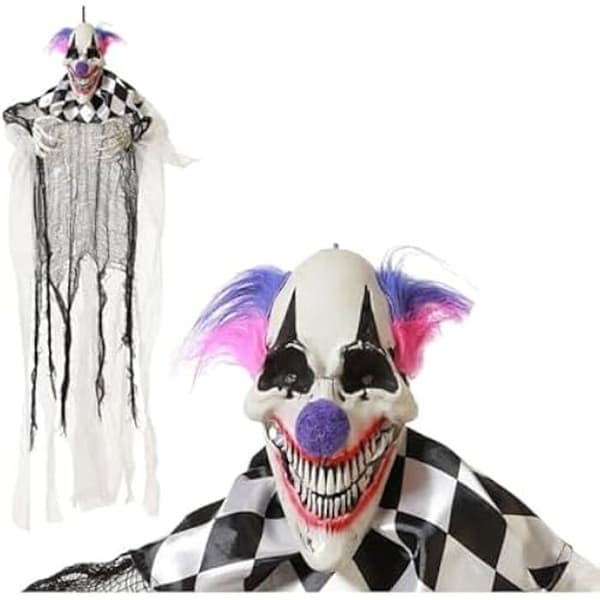 Festdekoration - BigBuy Home - Halloween Clown - Flerfärgad - 120 x 80 x 12 cm