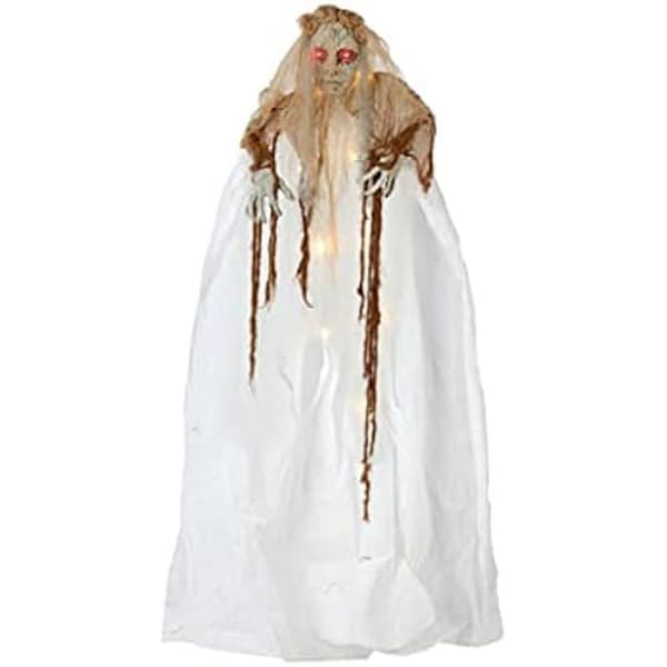 Zombiebrud hängande dekoration - ATOSA - Längd 183 cm - Vit