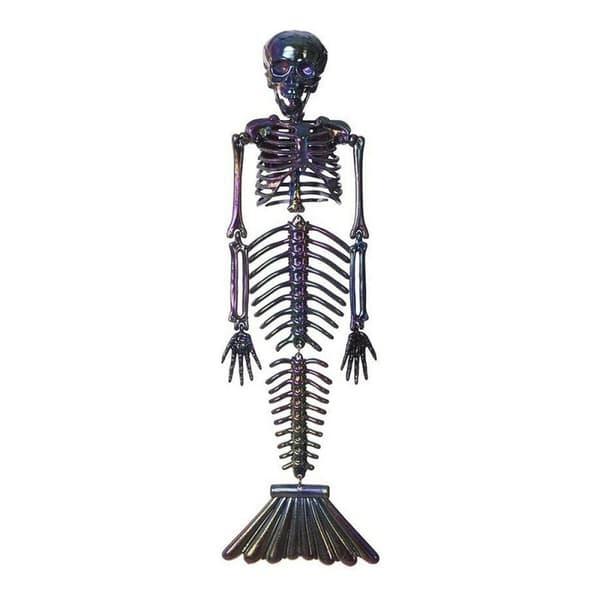 Halloweendekorasjoner My Other Me Skjelett Sirene Forkrommet (37 cm)