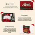 Miniatyrbild 2 av 4: INN Ornaments set med 3 föremål festdekoration små prydnadsföremål julstrumpor söta dekorationer julklappspåse
