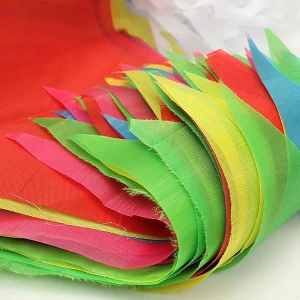 TEMPSA Multicolor Bunting Banner Triangel Hängande Bröllopsdekoration