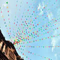 Miniatyrbild 4 av 4: TEMPSA Multicolor Bunting Banner Triangel Hängande Bröllopsdekoration