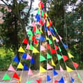 Miniatyrbild 1 av 4: TEMPSA Multicolor Bunting Banner Triangel Hängande Bröllopsdekoration