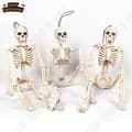 Miniatyrbild 1 av 4: TD® Set med 3 Plast Halloween Skelett - Skrämmande hängande dekoration - Temafest - Halloween Deco Accessoarer i 40 X 10 cm