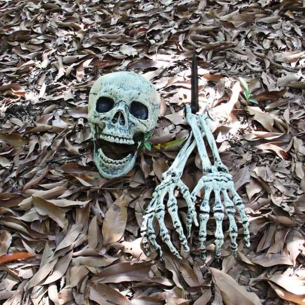 Hemsk Halloween skalldekoration Halloween rekvisita