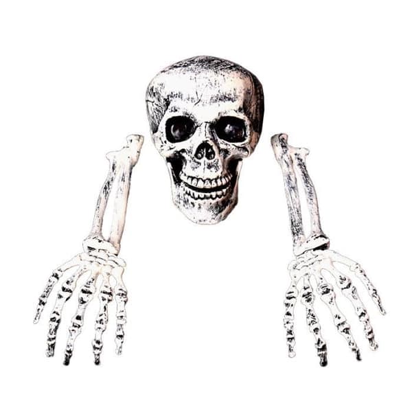 Hemsk Halloween skalldekoration Halloween rekvisita