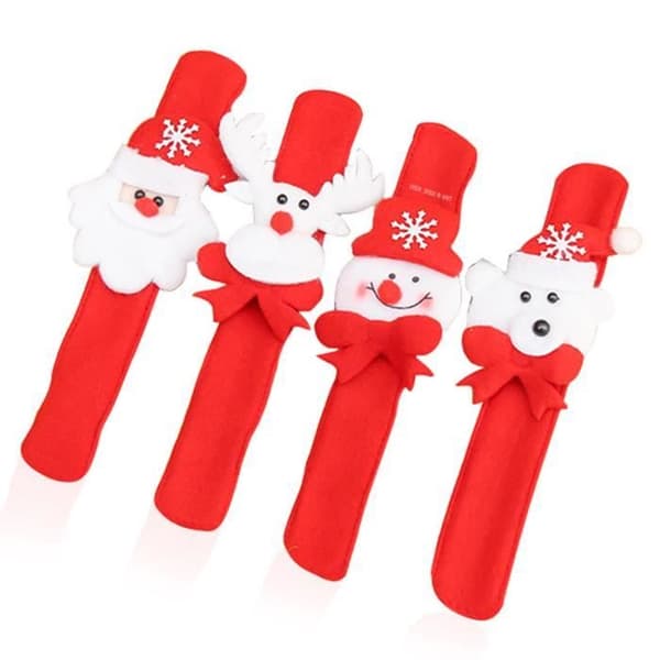TD® barnarmband Jul snaps leksak snögubbe present fest dekoration färg skönhet ljusstyrka tecknad kall snö