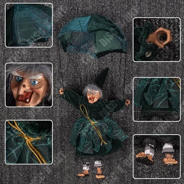 Halloween häxhänge - TEKNISK RABATT - Simuleringsdesign - Elektrisk induktion - Lysande ljud