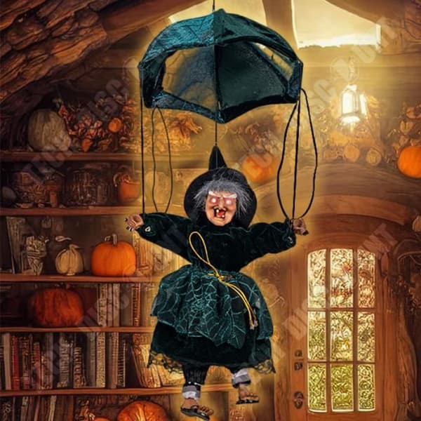 Halloween häxhänge - TEKNISK RABATT - Simuleringsdesign - Elektrisk induktion - Lysande ljud