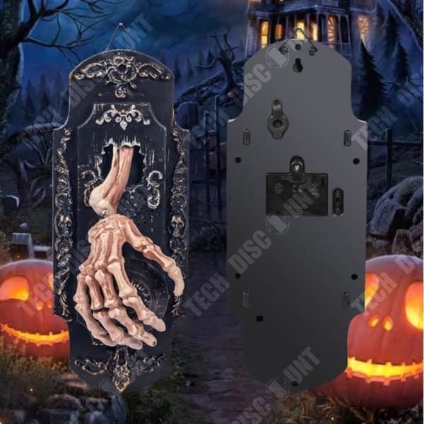 TD® Halloween Spray Dörrlås 30.5*12*14.3cm Ljus Sensor Ljudsensor Sprayeffekt Halloween Dekoration